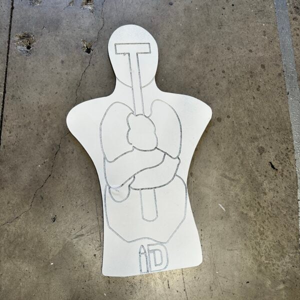 defensive style shooting target self defense